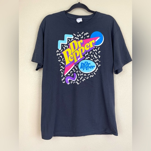 Dr. Pepper Short Sleeve Unisex Tee Shirt Size L - Picture 1 of 5